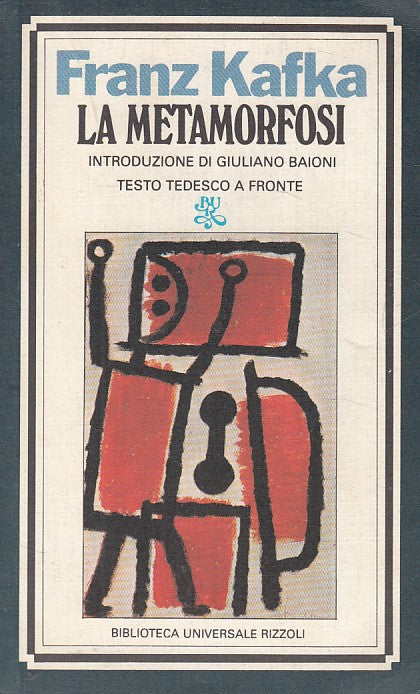 LN- LA METAMORFOSI TESTO TEDESCO A FRONTE- KAFKA - RIZZOLI --- 1982 - B - YFS603