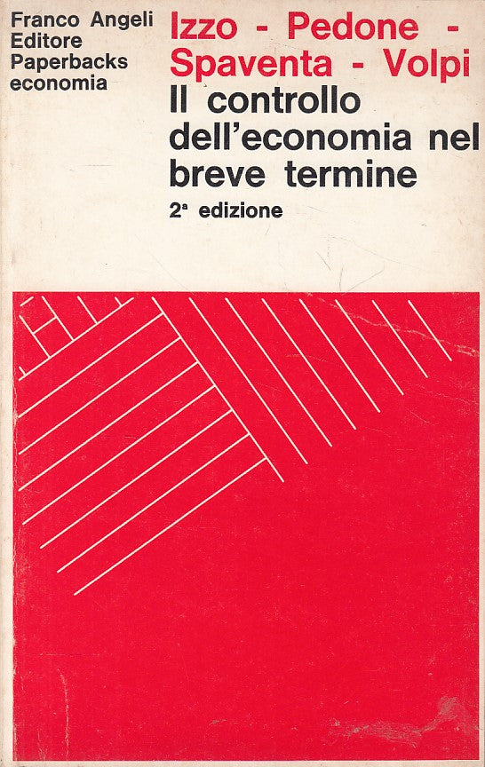 LZ- CONTROLLO ECONOMIA NEL BREVE TERMINE -- FRANCO ANGELI --- 1972 - B - ZFS20