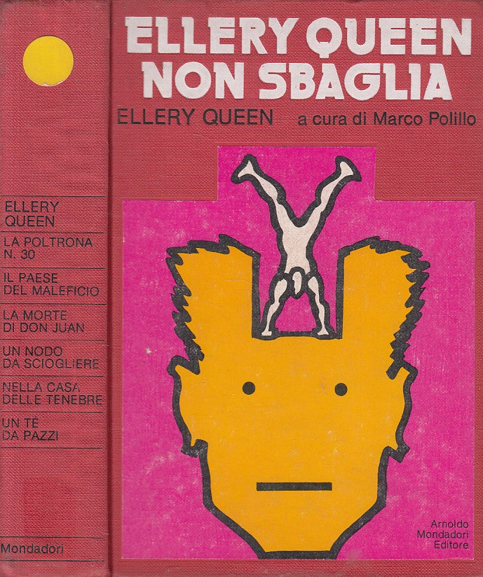 LG- ELLERY QUEEN NON SBAGLIA - QUEEN - MONDADORI - GIALLI -- 1979 - C - YFS258