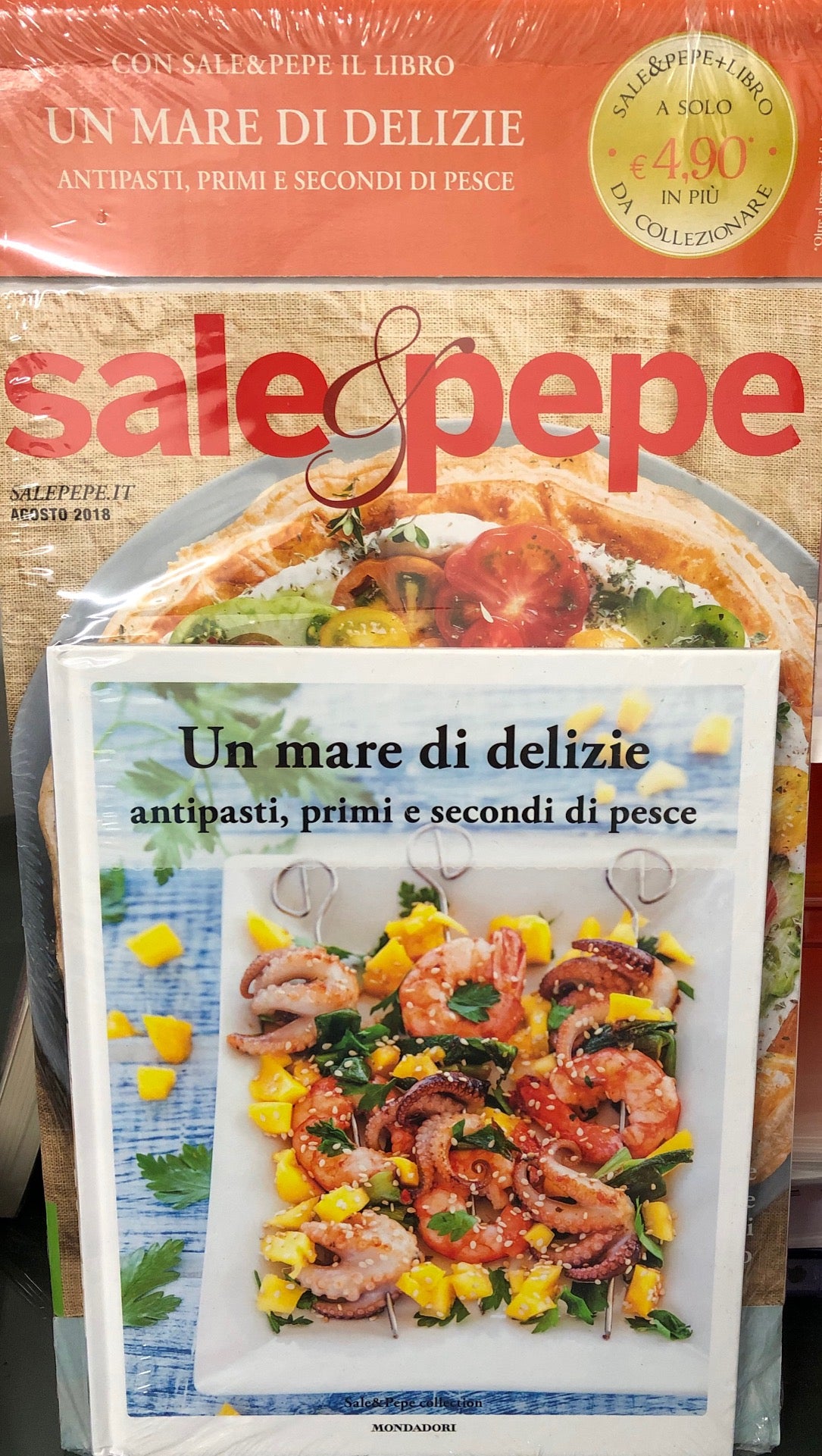 LK- MARE DELIZIE ANTIPASTI PRIMI SECONDI PESCE-- MONDADORI --- 2018 - C - ZFS532