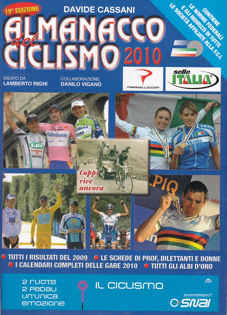 LC- ALMANACCO DEL CICLISMO 2010 - DAVIDE CASSANI - SNAI --- 2010- B- YFS659