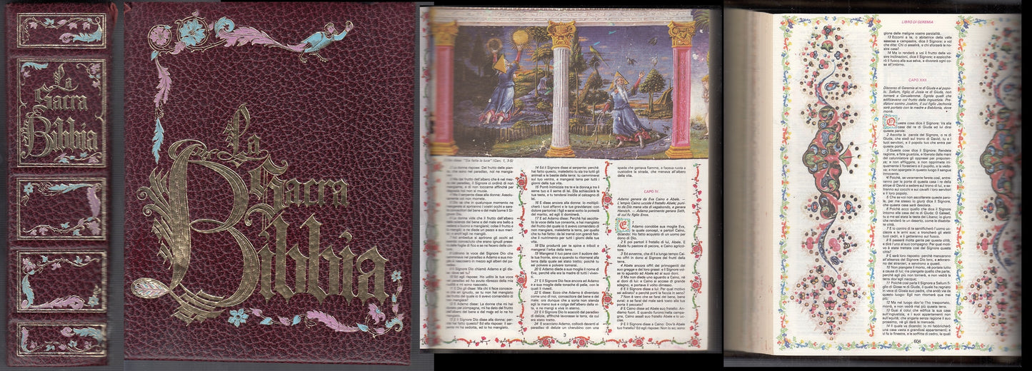 LD- LA SACRA BIBBIA EDIZIONE RARA E PREGIATA -- EDILEC --- 1980 - C - YFS682