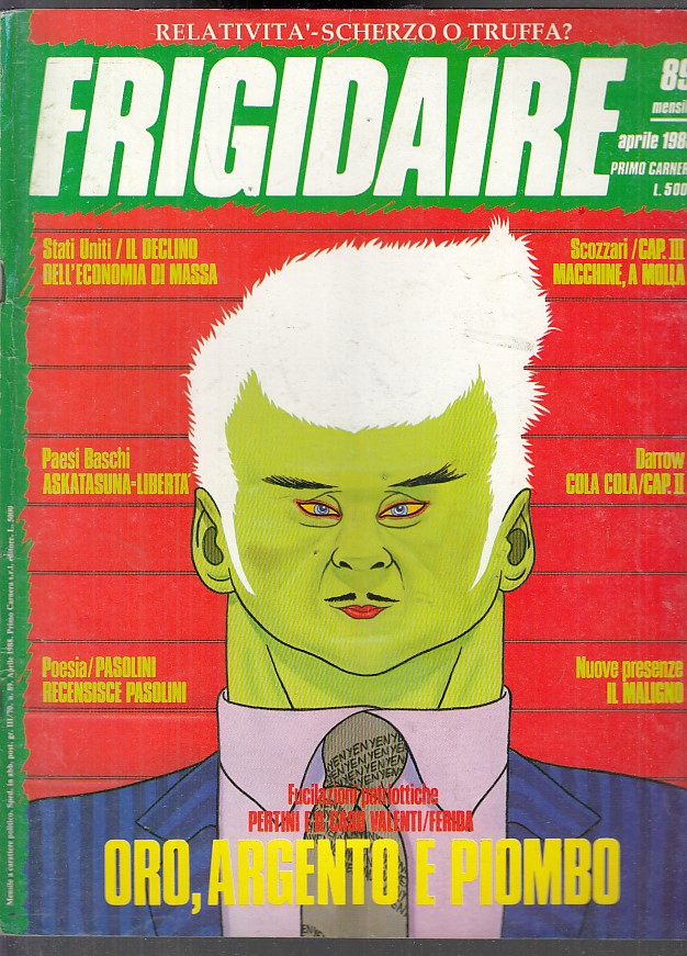 FR- RIVISTA FRIGIDAIRE N.89 -- PRIMO CARNERA - 1988 - S - PRX