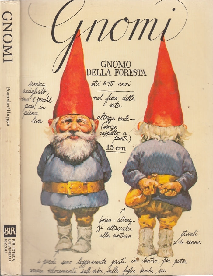LB- GNOMI ILLUSTRATO - POORTVLIET HUYGEN - RIZZOLI -- 1A ED.- 1985- B- YFS1