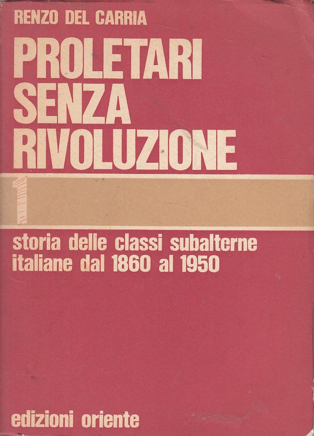 LS- PROLETARI SENZA RIVOLUZIONE 1 - DEL CARRIA - ORIENTE --- 1970 - B - YFS390