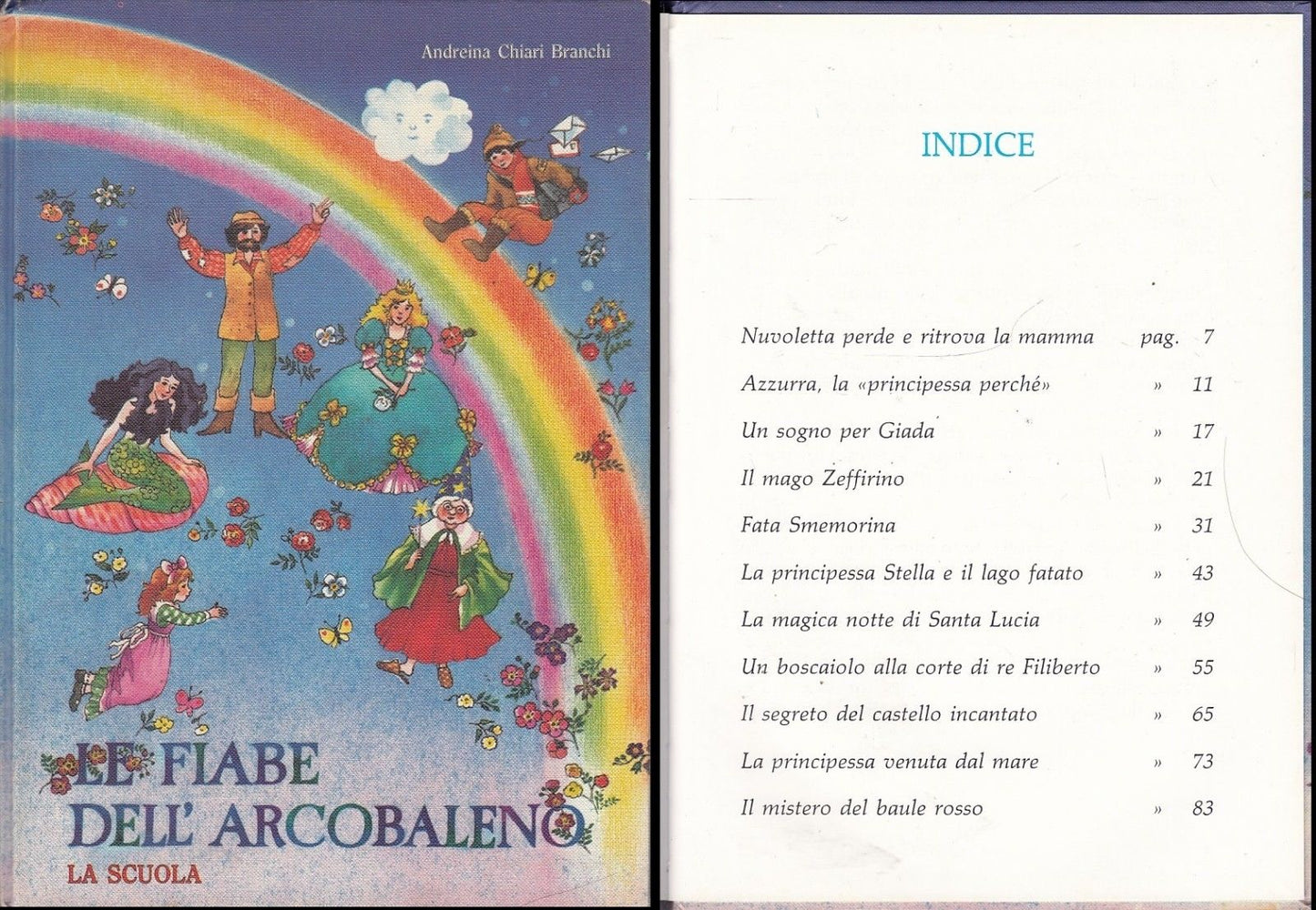 LB- LE FIABE DELL'ARCOBALENO - BRANCHI DUSIKOVA - LA SCUOLA --- 1990- C- YFS682