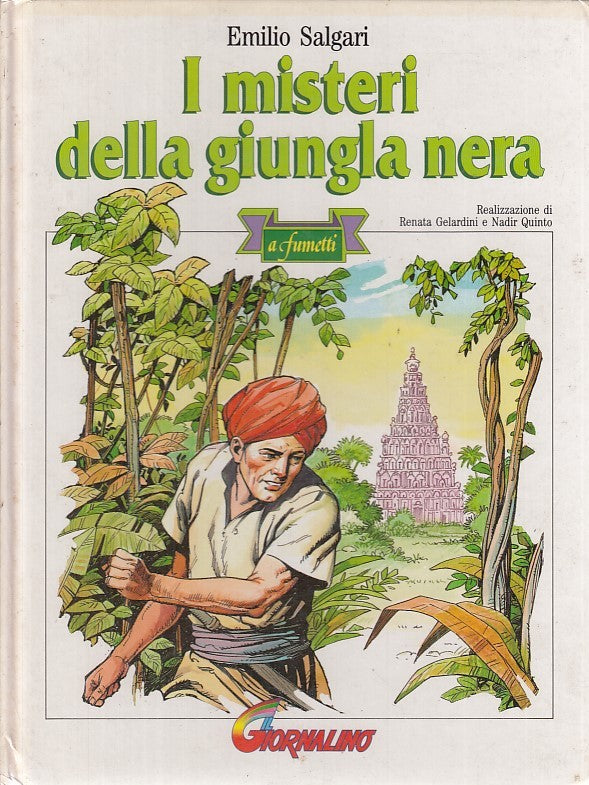 FV- I MISTERI DELLA GIUNGLA NERA A FUMETTI- SALGARI- IL GIORNALINO- 1992- C- QAX