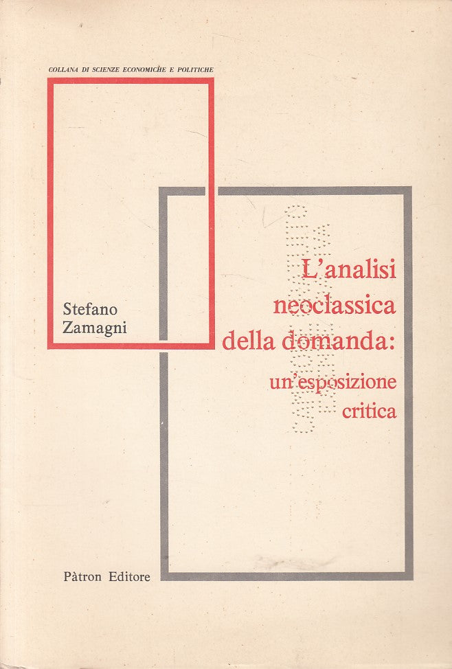 LZ- ANALISI NEOCLASSICA ESPOSIZIONE CRITICA -- PATRON --- 1977 - B - ZFS666