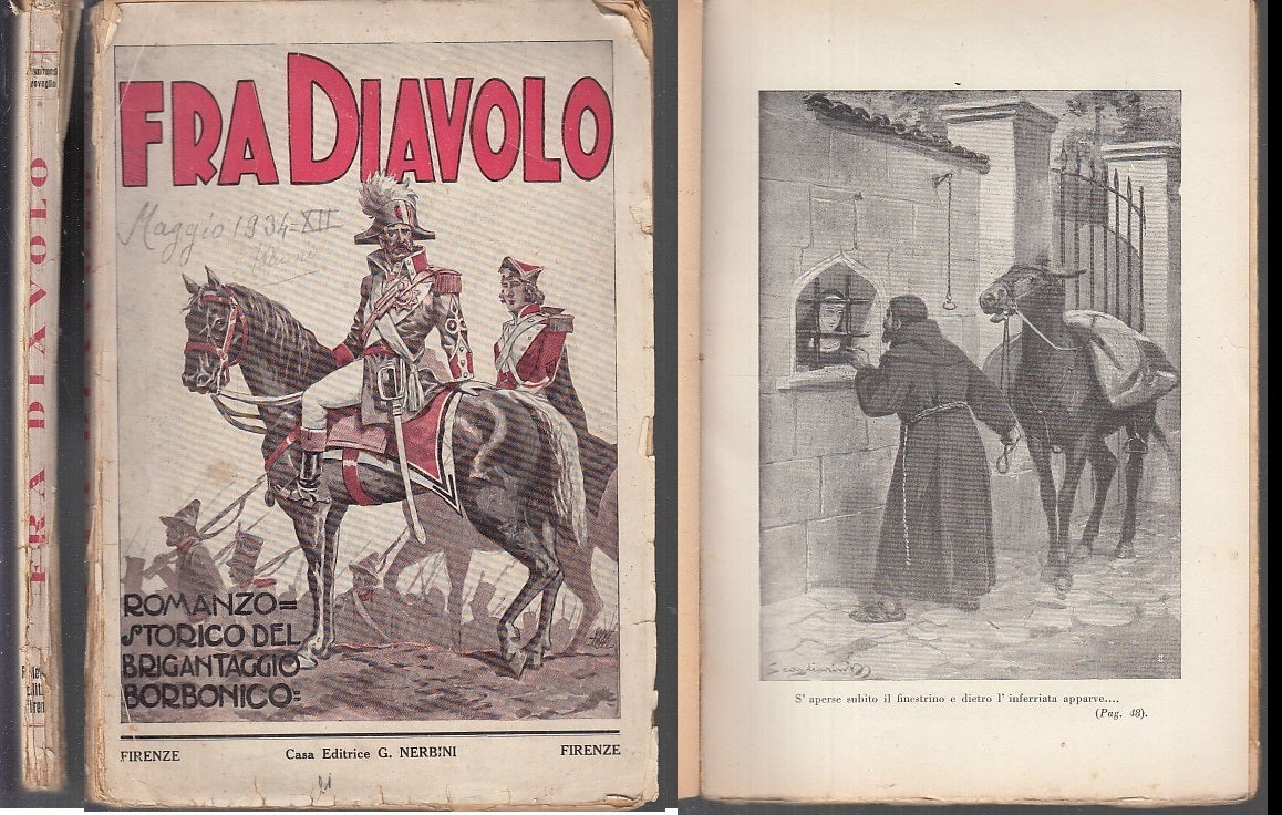 LN- FRA DIAVOLO BRIGANTAGGIO - EPAMINONDA PROVAGLIO - NERBINI --- 1933- B- XFS40