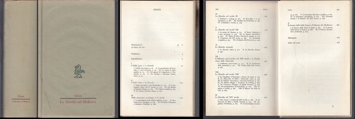 LS- LA FILOSOFIA NEL MEDIOEVO - GILSON - LA NUOVA ITALIA --- 1973 - CS - XFS28