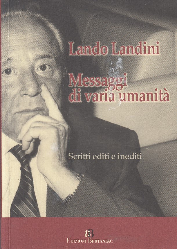 LS- MESSAGGI DI VARIA UMANITA' SCRITTI - LANDINI - BERTANI --- 2003 - B - ZFS144