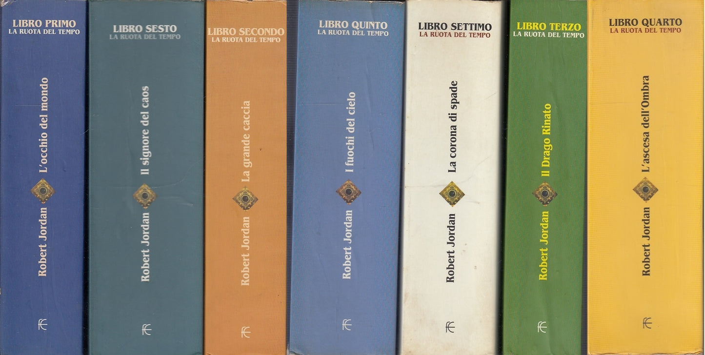 LF- LA RUOTA DEL TEMPO LIBRI 1/7 - ROBERT JORDAN - FANTASY--- 2002- B- YFS999