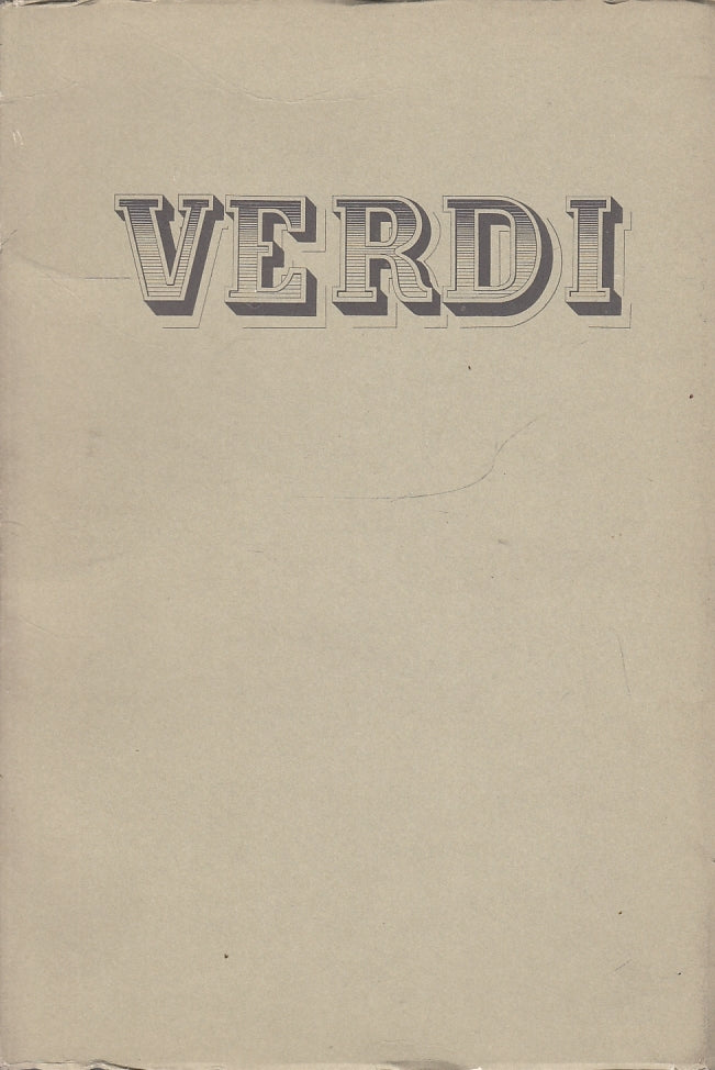 LS- INDEX LA FORZA DEL DESTINO VERDI VOL.II -- STUDI VERDIANI --- 1966- B- WPR