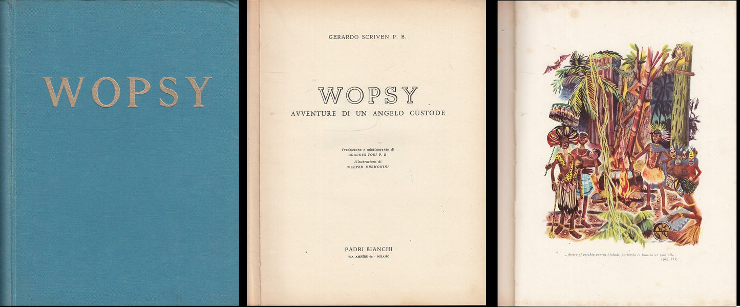 LB- WOPSY AVVENTURE ANGELO CUSTODE - SCRIVEN - PADRI BIANCHI--- 1959- C- YFS442