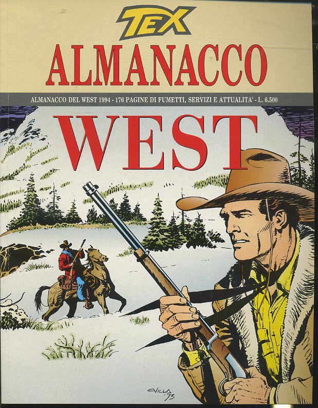FB- TEX ALMANACCO DEL WEST 1994 OTTIMO/EDICOLA -- BONELLI - 1994 - B- QBX