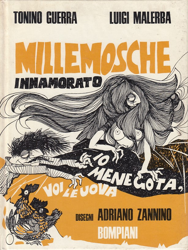 LN- MILLEMOSCHE INNAMORATO - GUERRA MALERBA - BOMPIANI --- 1971 - C - ZFS672