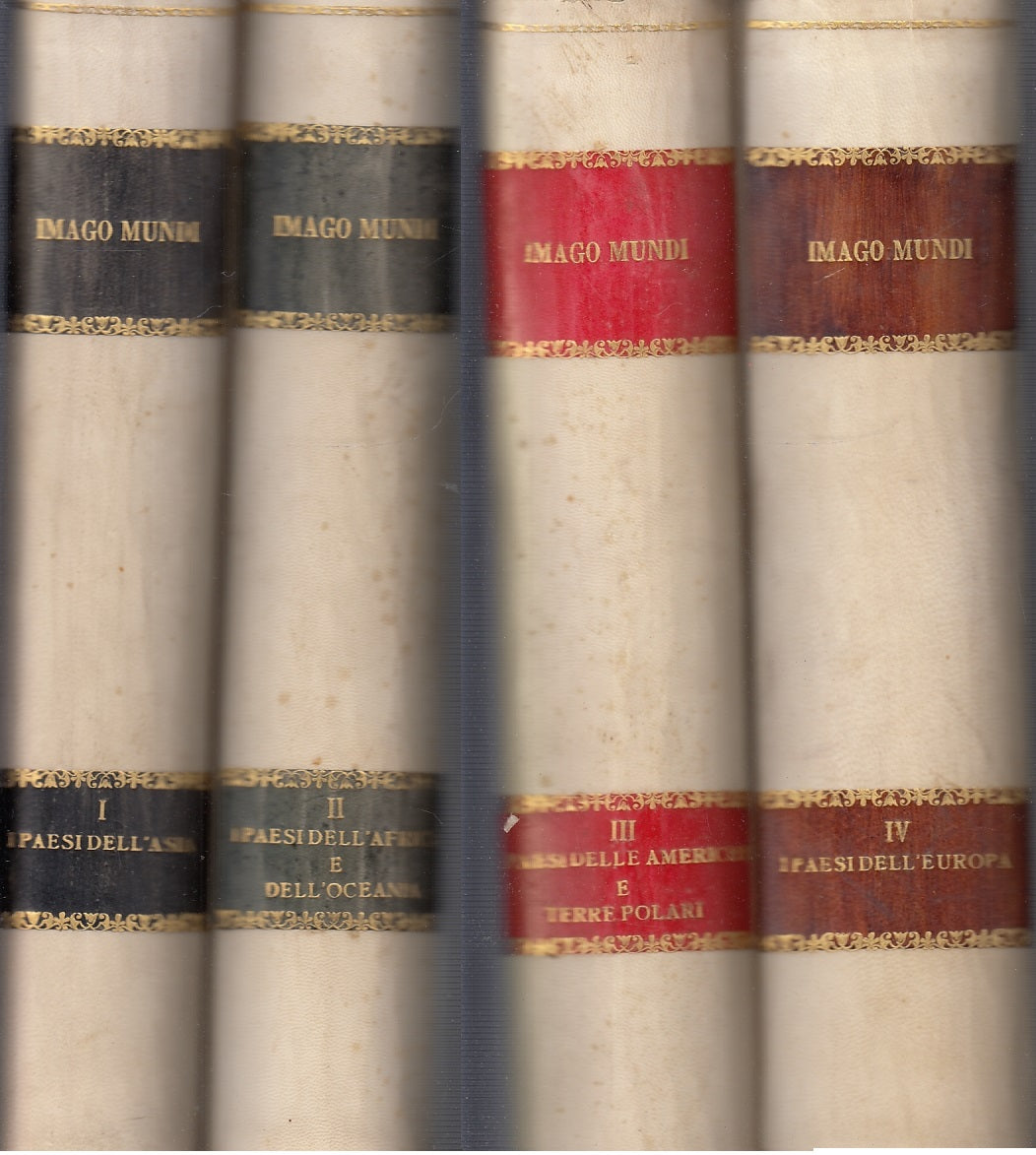 LZ- IMAGO MUNDI ENCICLOPEDIA COMPLETA 4 VOLUMI-- DE AGOSTINI--- 1958- C- YFS999