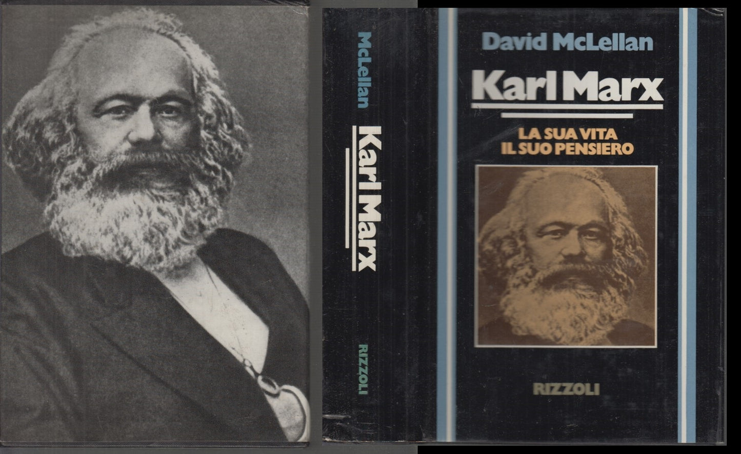 LS- KARL MARX VITA PENSIERO - DAVID McLELLAN - RIZZOLI- 1a ED.- 1976- CS- XFS47