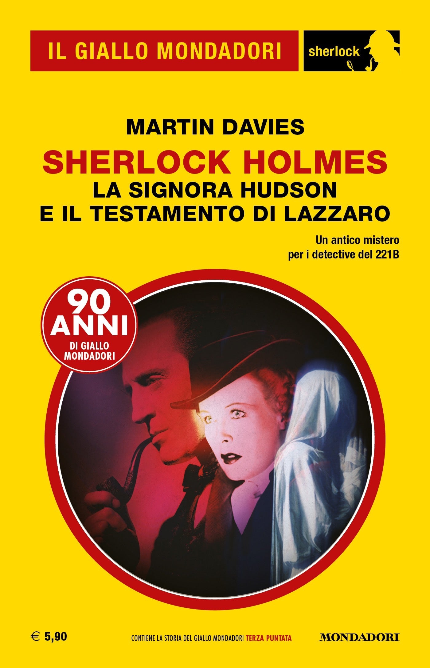 LG- GIALLO MONDADORI SHERLOCK N.55 SIGNORA HUDSON LAZZARO- DAVIES---- 2019- B- YFS