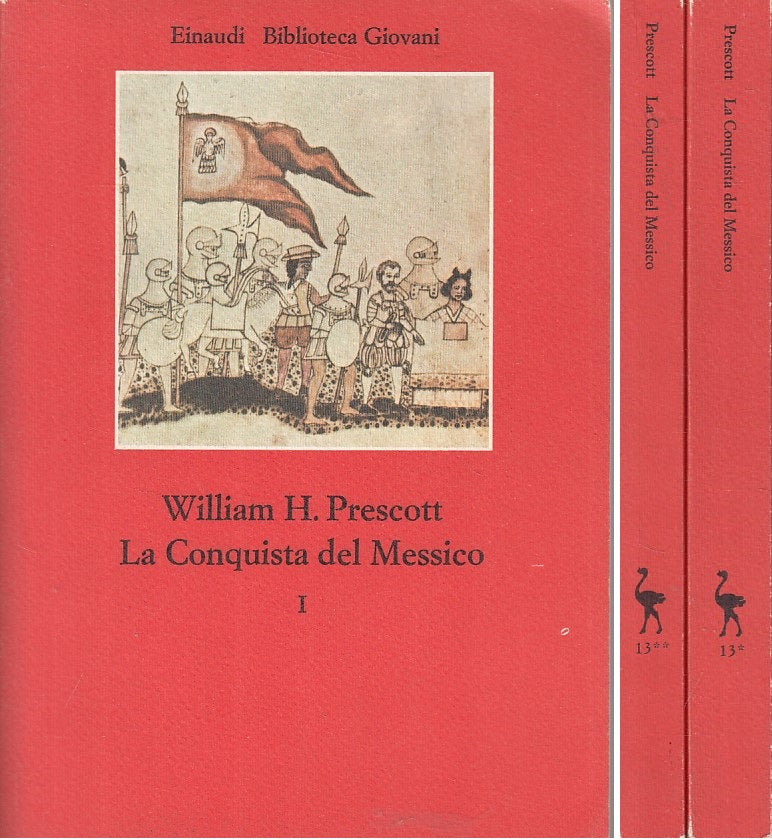 LS- LA CONQUISTA DEL MESSICO 2 VOLL - PRESCOTT - EINAUDI --- 1975 - B - ZFS101