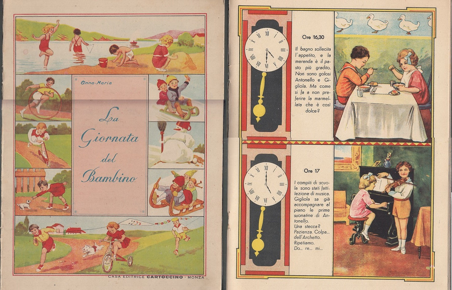 LB- LA GIORNATA DEL BAMBINO - ANNA MARIA - CARTOCCINO --- 1950- S- XFS47