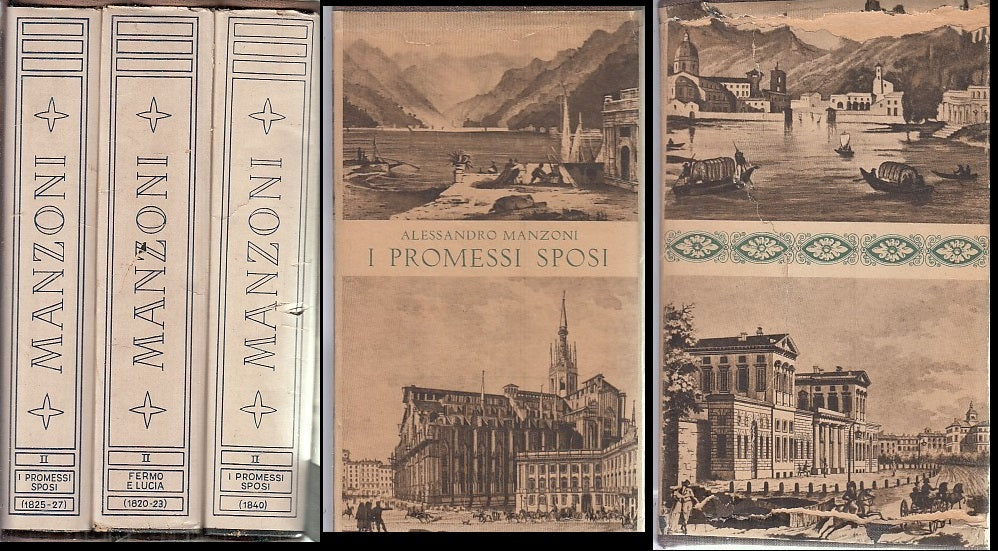 LN- COFANETTO I PROMESSI SPOSI VOLUME II - MANZONI- MONDADORI--- 1954- CS- XFS53