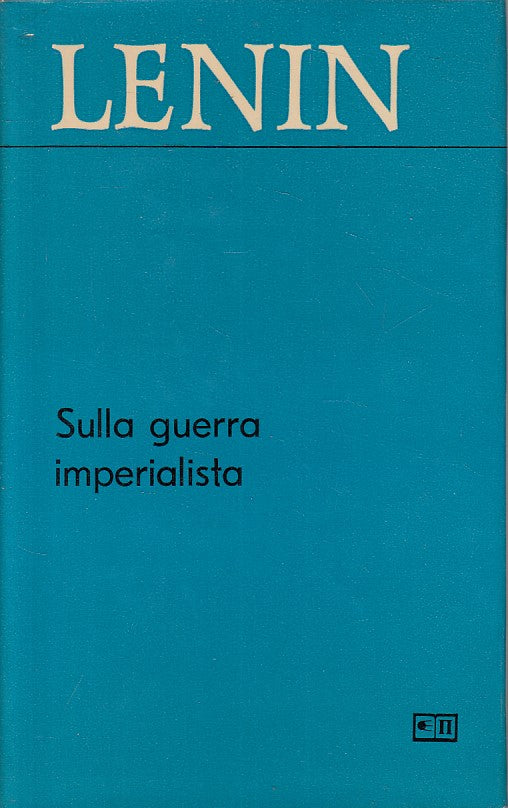 LS- SULLA GUERRA IMPERIALISTA - LENIN - PROGRESS --- 1977 - CS - YFS581
