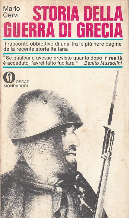 LS- STORIA DELLA GUERRA DI GRECIA - CERVI - MONDADORI --- 1970 - B - YFS393