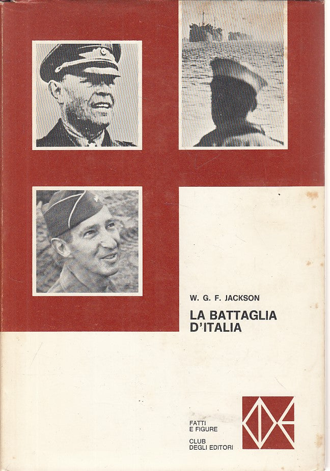 LS- LA BATTAGLIA D'ITALIA - JACKSON - CLUB - FATTI E FIGURE-- 1970 - CS - YFS388