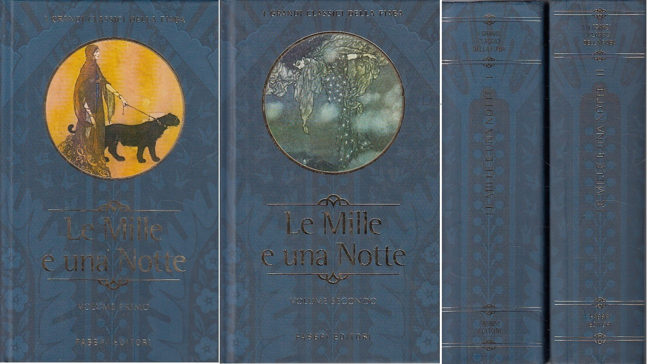 LN- LE MILLE E UNA NOTTE 2 VOL. -- FABBRI - CLASSICI FIABA -- 2001 - C - YFS566