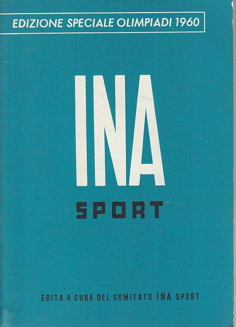 LS- INA SPORT AGENDA 1959/60 SPECIALE OLIMPIADI -- INA --- 1960 - B - ZFS236