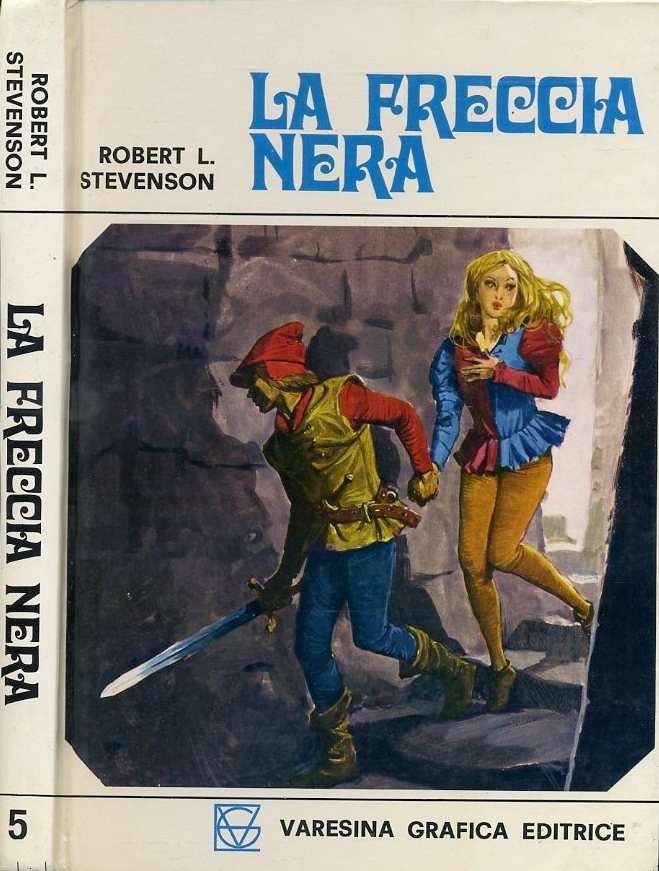 LB- LA FRECCIA NERA - STEVENSON MARAJA - VARESINA - TESORI NERI-- 1971- C- RGZ