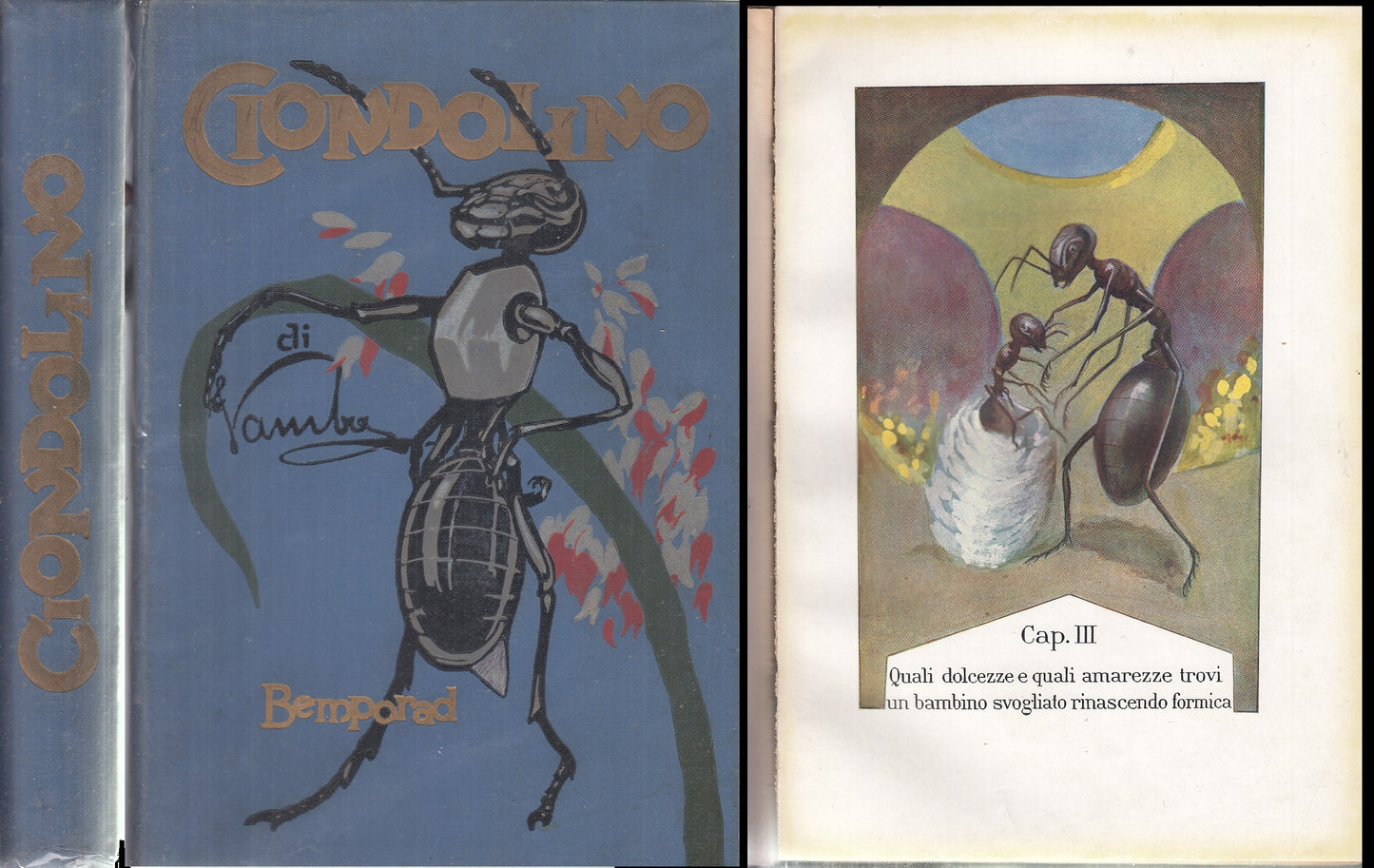 LB- CIONDOLINO ILLUSTRATO - VAMBA MUSSINO - BEMPORAD --- 1931 - C - XFS91