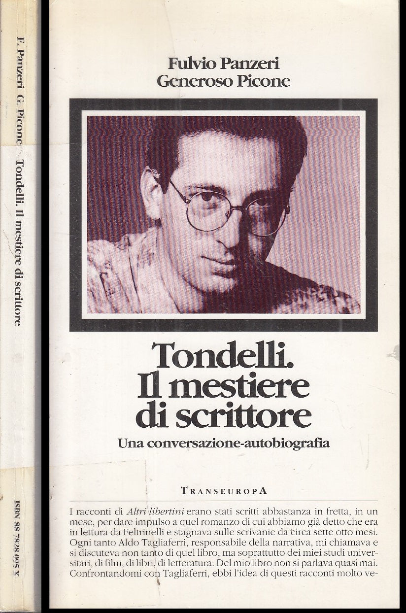 LS- TONDELLI IL MESTIERE DI SCRITTORE - PANZERI PICONE ---- 1994 - B - XFS58