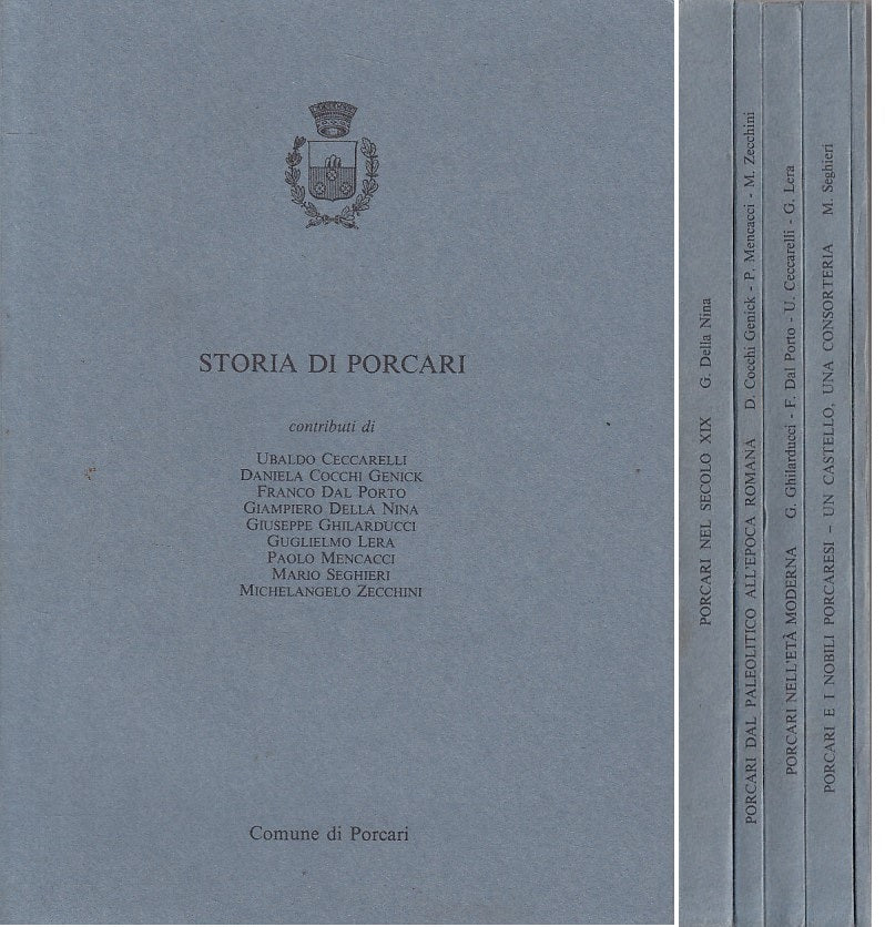 LS- STORIA DI PORCARI - AUTORI VARI - COMUNE PORCARI --- 1985 - BS - YFS179