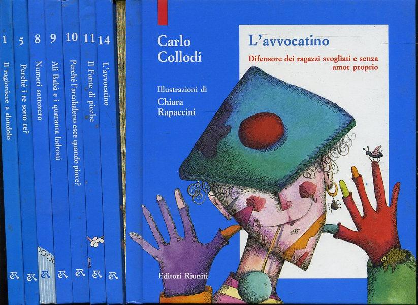 LB- LOTTO 7 RACCONTI ILLUSTRATI - RODARI LUZZATI COLLODI ---- 1991 - C- RGZ