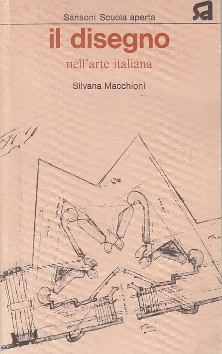 LS- DISEGNO ARTE ITALIANA- MACCHIONI- SANSONI- SCUOLA APERTA-- 1973 - B - ZFS235