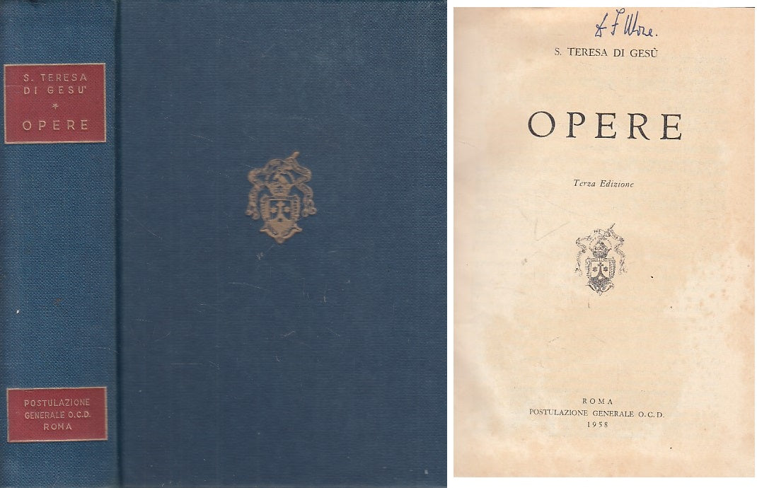 LD- OPERE - S. TERESA DI GESU' - ROMA --- 1958 - C - YFS406