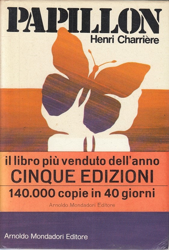 LN- PAPILLON - HENRI CHARRIERE - MONDADORI - OMNIBUS -- 1970 - CS - YFS158