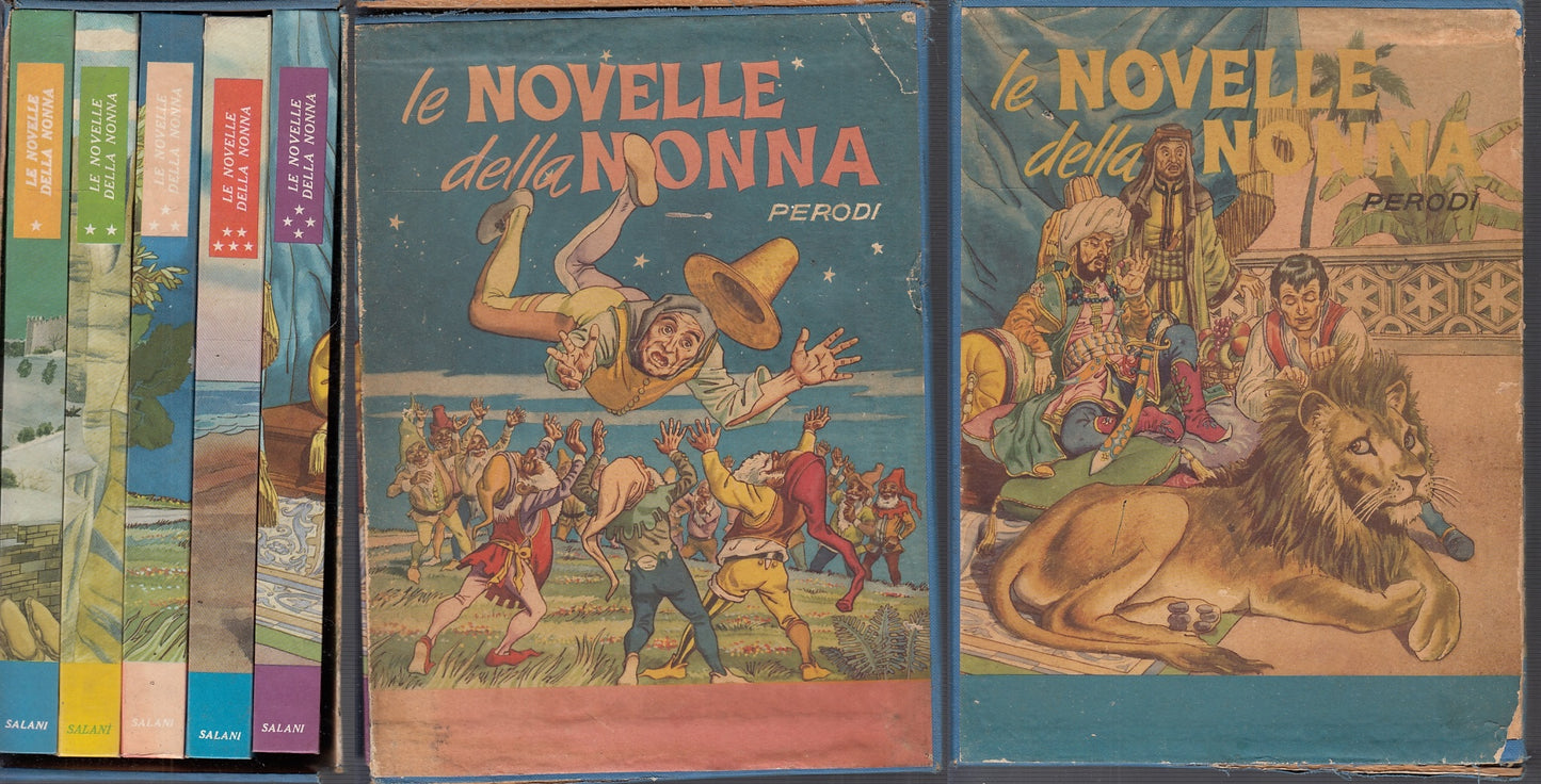 LB- LE NOVELLE DELLA NONNA COFANETTO 5 VOLUMI - PERODI- SALANI--- 1961- C- XFS54