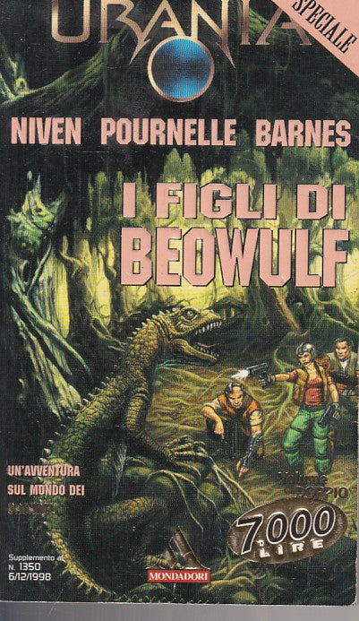 LN- URANIA 1350 I FIGLI DI BEOWULF - BARNES - MONDADORI --- 1998 - B - YFS999