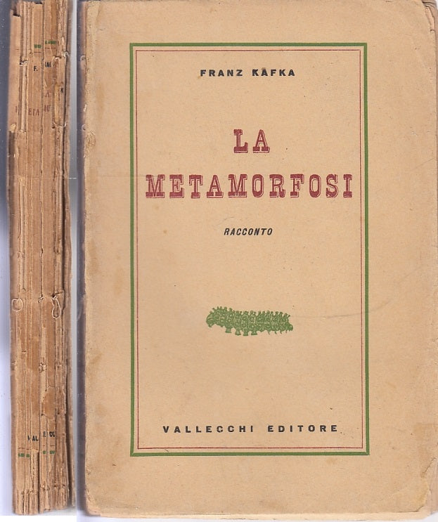 LN- LA METAMORFOSI - FRANZ KAFKA - VALLECCHI EDITORE -- 1A ED. - 1934 - B- XFS22