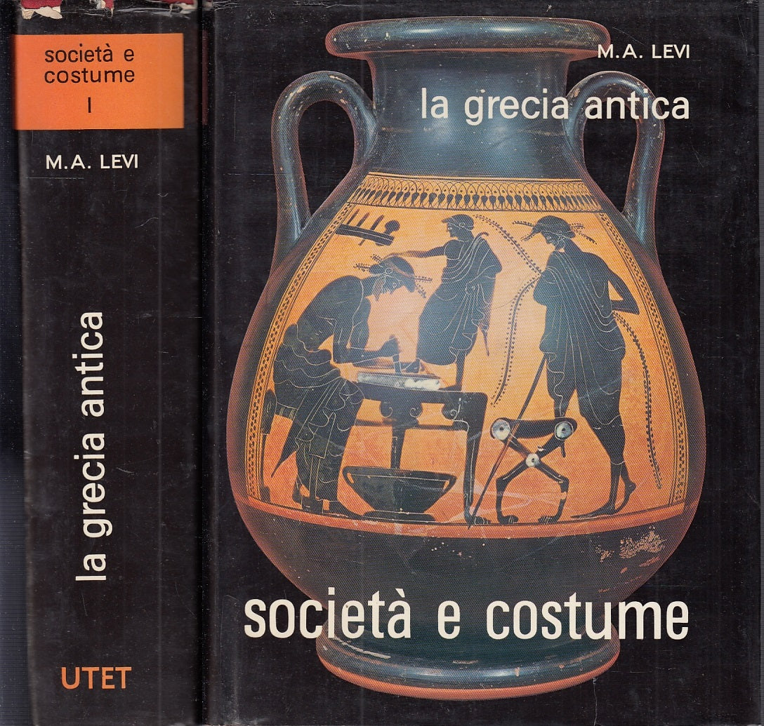 LS- LA GRECIA ANTICA - LEVI - UTET- SOCIETA' E COSTUME VOL.I -- 1963- CS- YFS462
