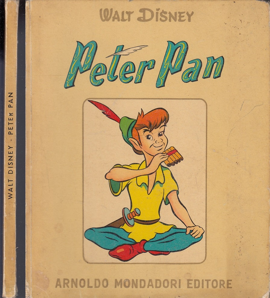 LB- PETER PAN ILLUSTRATO CARTONE ANIMATO - DISNEY - MONDADORI --- 1955- C- XFS11