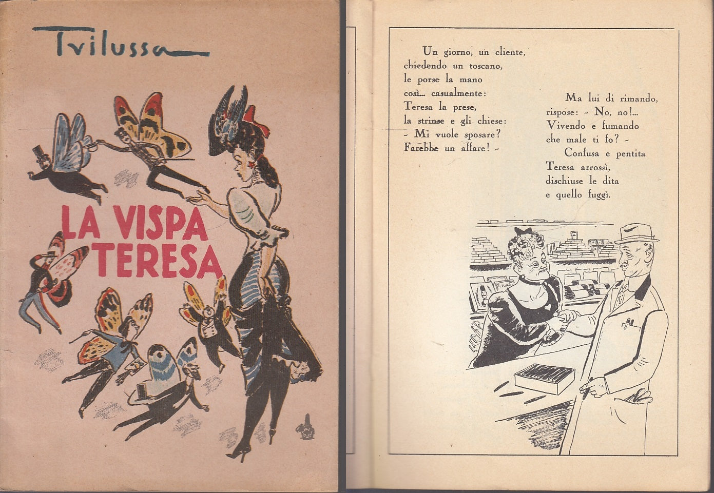 LB- LA VISPA TERESA - TRILUSSA - EDITORIALE ROMANA --- 1944 - S - XFS11