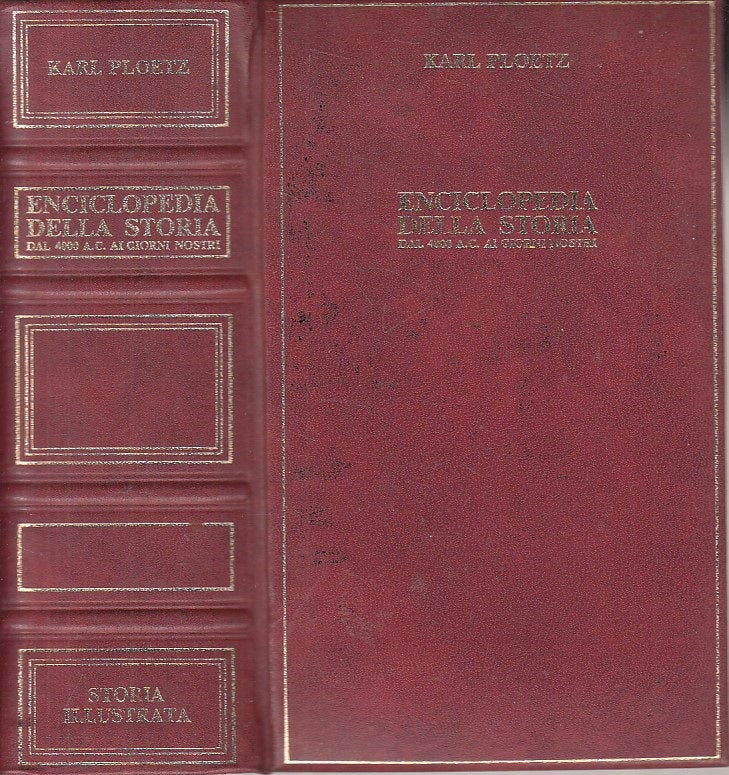 LZ- ENCICLOPEDIA STORIA DAL 4000 A.C. - PLOETZ - MONDADORI --- 1965 - C - ZFS633