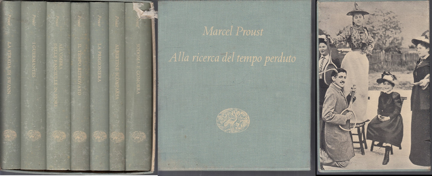 LN- ALLA RICERCA DEL TEMPO PERDUTO 7 VOLUMI - PROUST - EINAUDI--- 1981- C- XFS48