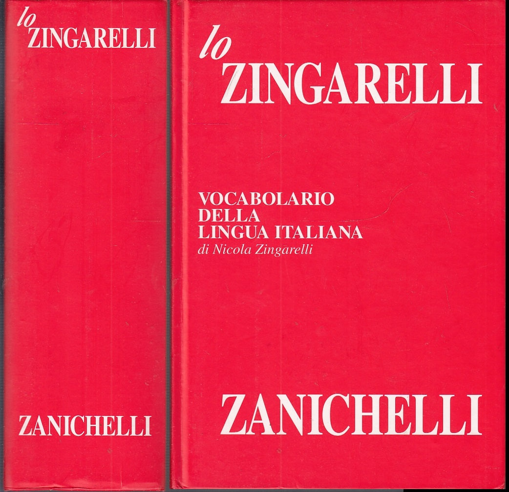LZ- LO ZINGARELLI VOCABOLARIO LINGUA ITALIANA -- ZANICHELLI --- 2002 - C- YFS298