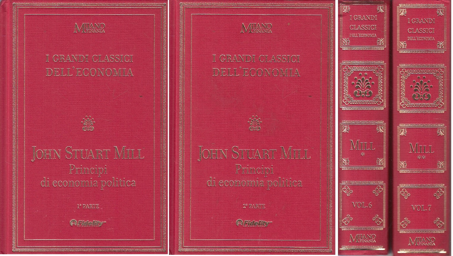LS- PRINCIPI ECONOMIA POLITICA 2 VOLL- MILL- MILANO FINANZA --- 2006 - C - YFS23