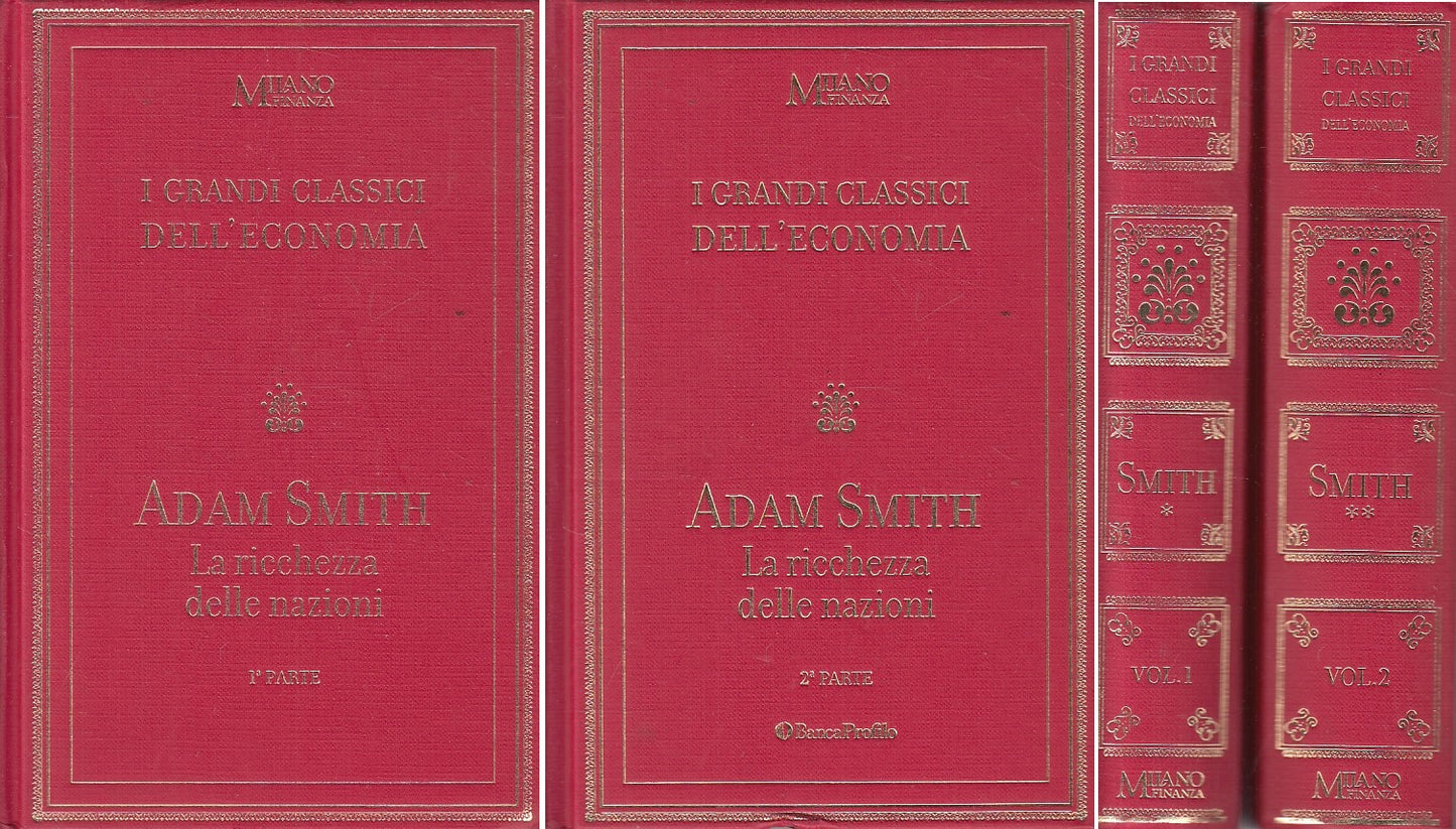 LS- LA RICHEZZA DELLE NAZIONI 2 VOLL- SMITH- MILANO FINANZA --- 2006 - C - YFS23